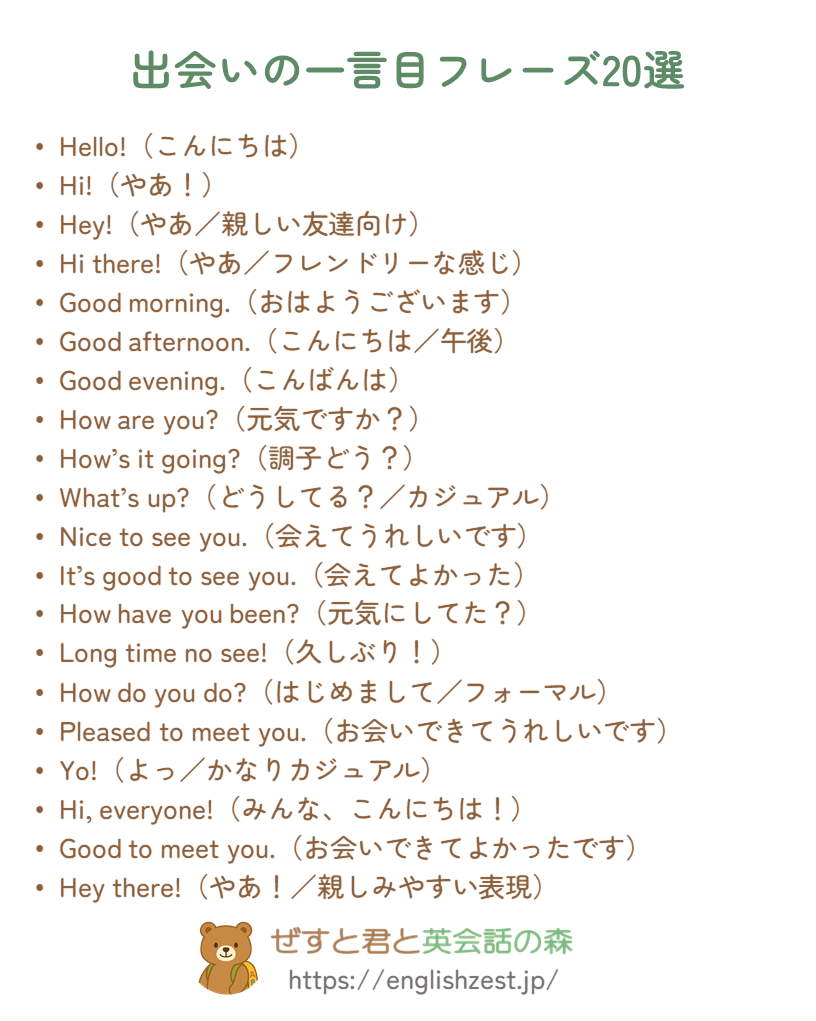 出会いの一言目フレーズ20選（PDFプレビュー）