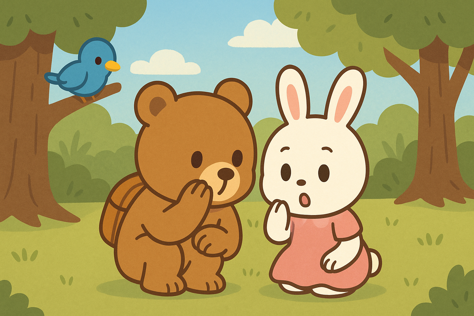 こそこそ話で秘密を漏らすぜすと君